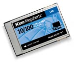 3Com 3CCFE575CT Megahertz 10/100 LAN Cardszyna PC Card, retail