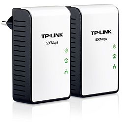 TP-Link Powerline AV600 Mini Starter Kit, HomePlug AV, RJ-45, 2er-Pack