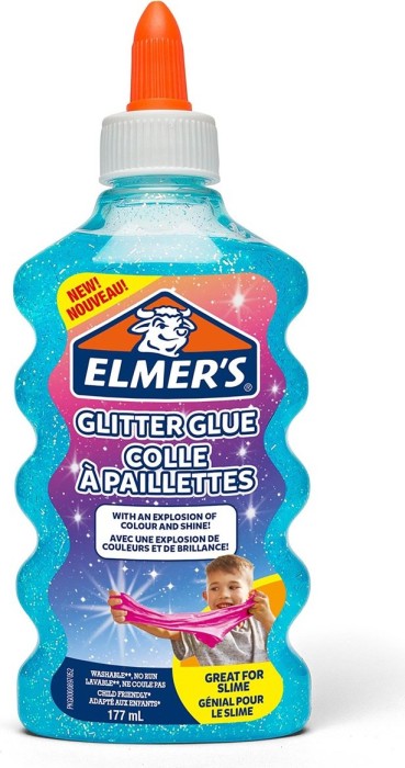 Elmer's klej błyszczący niebieski, 177ml butelka