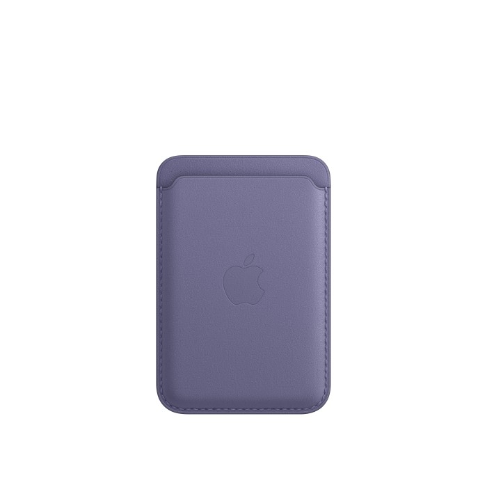 Apple iPhone Leder Wallet mit MagSafe Wisteria