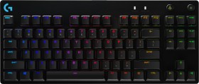 Logitech G Pro Gaming Keyboard, TKL, GX-BLUE, schwarz, USB, DE (920-009389)