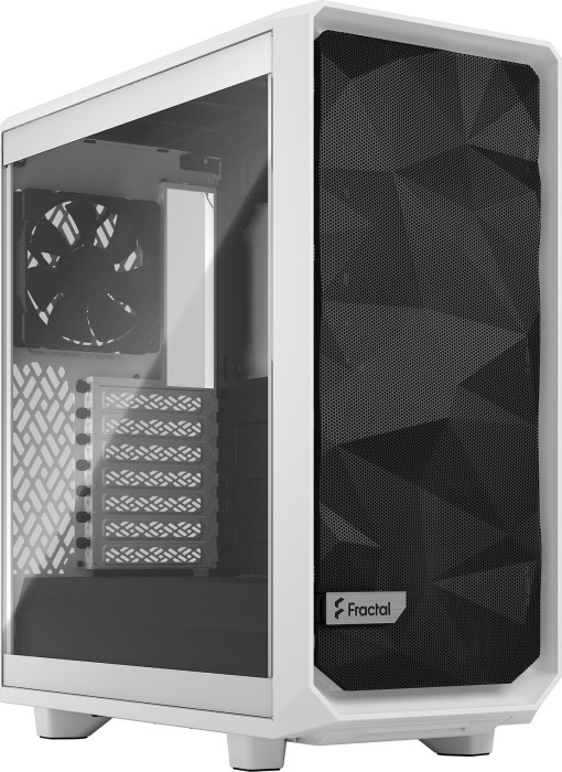 Fractal Design Meshify 2 Compact Clear Tempered Glass White, Glasfenster