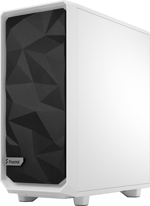 Fractal Design Meshify 2 Compact white TG clear Tint, glass window