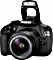 Canon EOS 1200D schwarz mit Objektiv EF-S 18-55mm und EF 50mm Vorschaubild