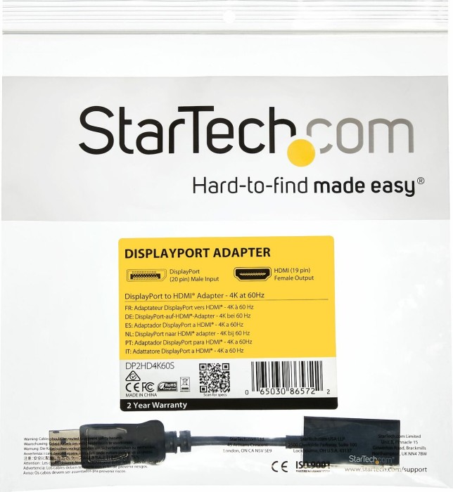 StarTech DisplayPort auf HDMI Adapter