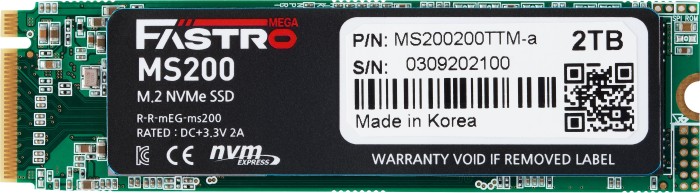 MEGA Electronics Fastro MS200 SSD, M.2