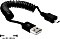 DeLOCK USB 2.0 przewód spiralny A/Micro-B 20-60cm (83162)