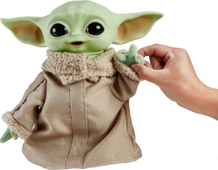 Disney Star Wars Mandalorian The Child Baby Yoda Funktionsplüsch & Tasche Gesche 