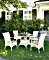 Best Freizeitmöbel Madelene Gartenmöbel-Set weiß, 5-tlg. (98191205)