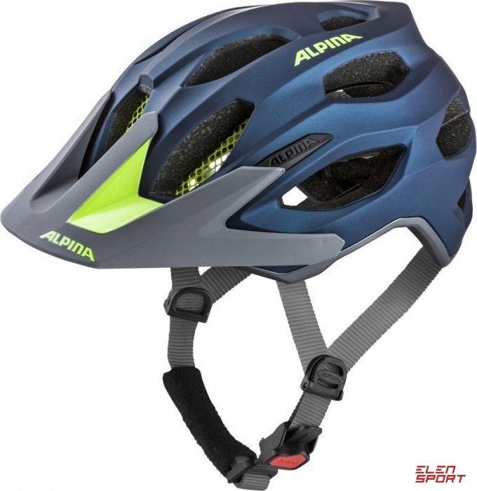 Alpina Carapax 2.0 Helm darkblue/neon