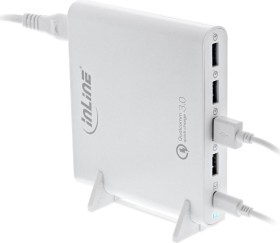InLine Quick Charge 3.0 USB-A/USB-C Notebook-Ladegerät weiß (31510W)