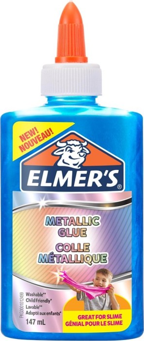 Elmer's klej do masterkowania Metallic niebieski, 147ml butelka