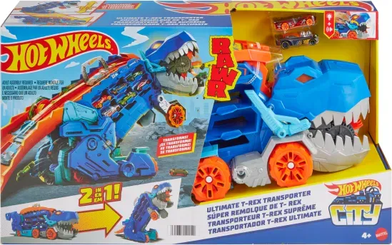 Mattel Hot Wheels City T-Rex Ultimate Hauler
