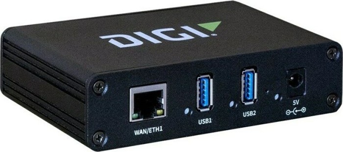 Digi AnywhereUSB 2 Plus, Network attached USB-Hub, Geräte-Server, 2x USB-A 3.0, RJ-45 [Buchse]