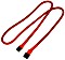 Nanoxia 3-Pin przed&#322;u&#380;enie 60cm, sleeved czerwony (NX3PV60R)