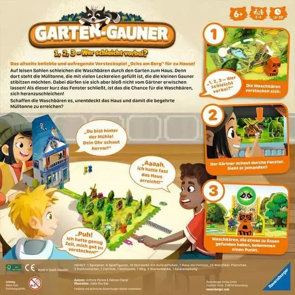 Ravensburger Garden Bandits Board Game - For Kids Ages 6+, 2-4 Players - View #4