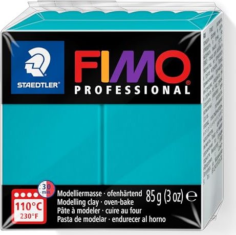 FIMO PROFESSIONAL Modelliermasse, ofenhärtend, türkis, 85 g