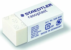 Staedtler Radierer rasoplast 526 B, 33x16x13mm, weiß