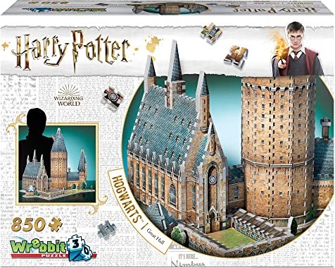 Wrebbit 3D Harry Potter - Hogwarts Great Hall (850) 3D Puzzle