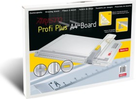 Aristo Profi Plus Zeichenplatte A4, weiß, Schnellzeichendreieck, im Karton