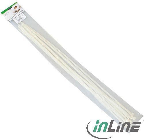 InLine Kabelbinder, 800mm, 9mm, 10 Stück, natur