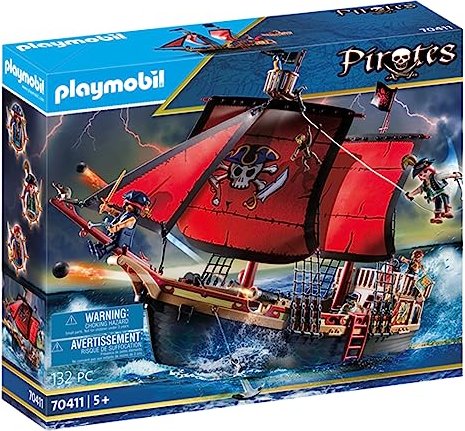 playmobil Pirates - Totenkopf-Kampfschiff