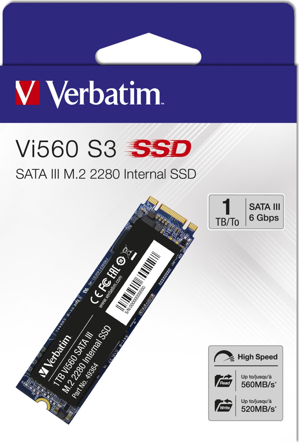 Verbatim Vi560 S3 SSD 1TB Deutschland Preisvergleich (2024) ab Geizhals | € 56,58