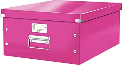 Leitz Click & Store Aufbewahrungs – Pink – Hartplatte – A3 – Briefumschlag – Flache Datei – Mappe – Brief – Hinweis – Papier – Klarsichthülle (6045-00-23)
