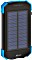XLayer Powerbank Plus Solar Wireless 10000 schwarz/blau (217168)