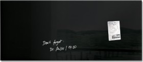 Sigel Artverum Glas-Magnetboard schwarz, 130x55cm