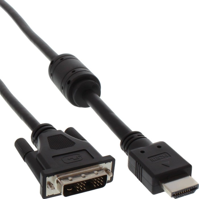 InLine przewód HDMI/DVI 1m