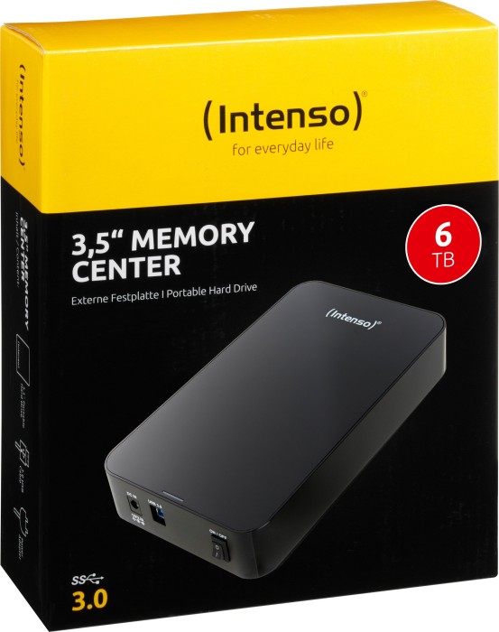 Intenso Memory Center 6TB, USB-B 3.0