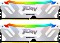 Kingston FURY Renegade RGB weiß/silber DIMM Kit 32GB, DDR5-7200, CL38-44-44, on-die ECC (KF572C38RWAK2-32)