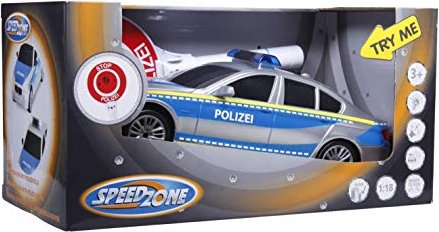 Polizeiauto mit Polizeikelle Speedzone mit Licht und Sound 