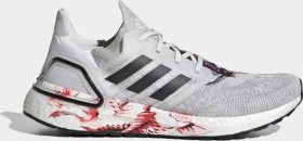 Ultraboost 20 crystal white/core black/solar red (FW4314)