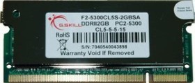 SA Series SO DIMM 2GB DDR2 667