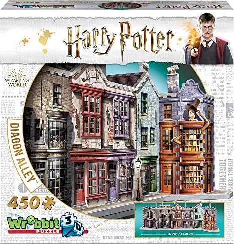 Wrebbit 3D Harry Potter - Diagon Alley (450) 3D Puzzle