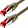Helos Premium patch cable, Cat6, S/FTP, RJ-45/RJ-45, 1.5m, grey (117973)