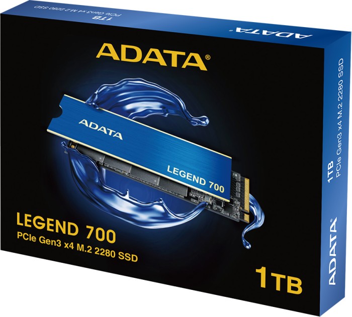 ADATA LEGEND 700 1TB, M.2 2280 / M-Key / PCIe 3.0 x4, chłodnica