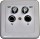 Humax HUMAX HAT 52 4 holes antennas terminal socket with cover (G9361)