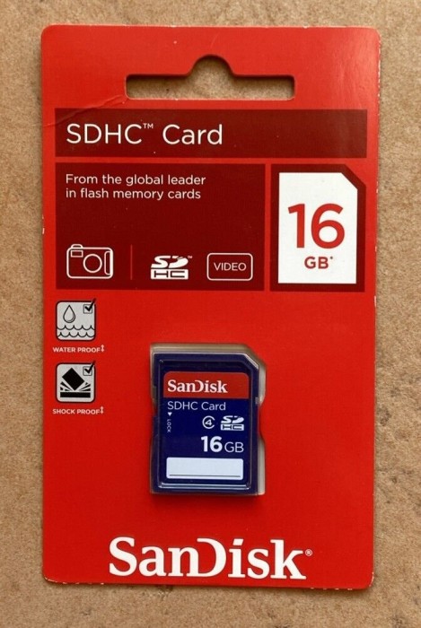 SanDisk SDHC 16GB, Class 2