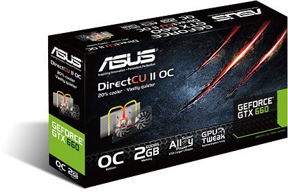 ASUS GeForce GTX 660 DirectCU II OC PH, GTX660-DC2OCPH-2GD5, 2GB GDDR5, 2x DVI, HDMI, DP