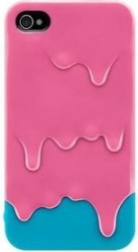SwitchEasy Melt Schutzhülle für Apple iPhone 4 rosa/blau