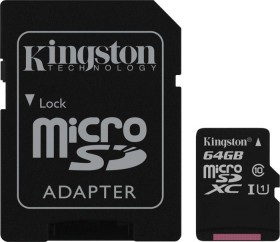 R45 microSDXC 64GB Kit UHS I