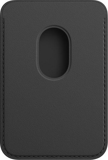 Apple iPhone Leder Wallet mit MagSafe schwarz