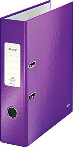Leitz Qualitäts-Ordner 180° WOW 80mm, violett