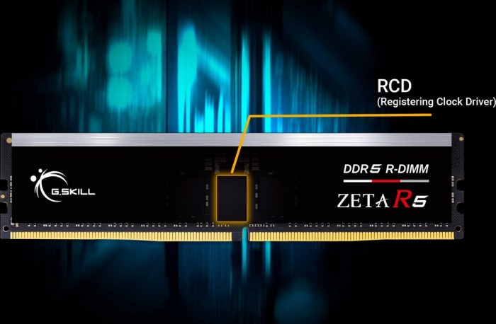 G.Skill Zeta R5 RDIMM Kit 192GB, DDR5-6400, CL32-39-39-102, reg ECC, on-die ECC