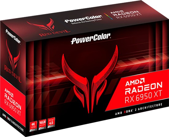 PowerColor Red Devil Radeon RX 6950 XT, 16GB GDDR6, HDMI, 3x DP