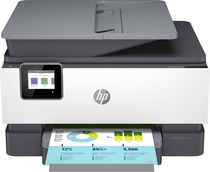 HP OfficeJet Pro 9012e All-in-One grau, Tinte, mehrfarbig