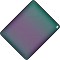 Fnatic Jet L Pro Gaming Mousepad für eSports, 487x372mm, Holographic Laminate grün/violett (MP0005-002)